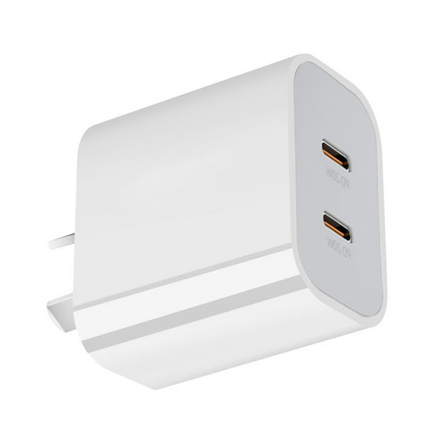 Cabezal Carga FLhrweasw Dual PD 20W 50-60Hz iPhone Enchufe AU