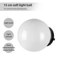 thumbnail image 4 of Light 15cm/ 6in Soft Light Ball for Photography Translucent Diffuser Ball Flash Light Ball Diffuser Dome with Bowens Mount for Advertising Art Portrait Photography Accessories, 4 of 7
