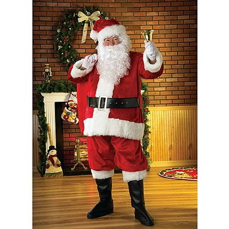 Deluxe Plush Regency Santa Suit, Standard Size