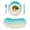 Green, variant on 15 Inch Round Placemats Set of 6, Teal Blue Ombre Coastal Non Slip Heat Insulation PP Table Mats, Sea Nautical Summer Beach Starfish Coral Washable Place Mats for Kitchen Dining Party Table Decor