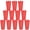 Red, variant on 12-Pack 16oz Reusable Tumbler Set - BPA-Free PP Coffee Cups with Lids & Straws for Hot/Cold Drinks, Perfect for Party, Travel & Holiday Gifts