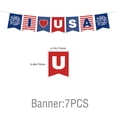 thumbnail image 4 of 1Set 4th of July Party Party Supplies Disposable Paper Plates Napkins Cups Tablecloth Kit Serves for 4th of July Independence Day July 4th Themed Celebration Picnic, 4 of 9