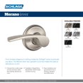 thumbnail image 3 of Merano Left Handed Lever Non-Turning Lock, Satin Nickel (F170 MER 619 LH), 3 of 4
