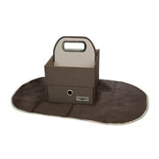 JJ COLE Diaper & Wipes Caddy - Cocoa Heather