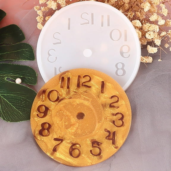 Soimiss Silicone Clock Mold White 1pc