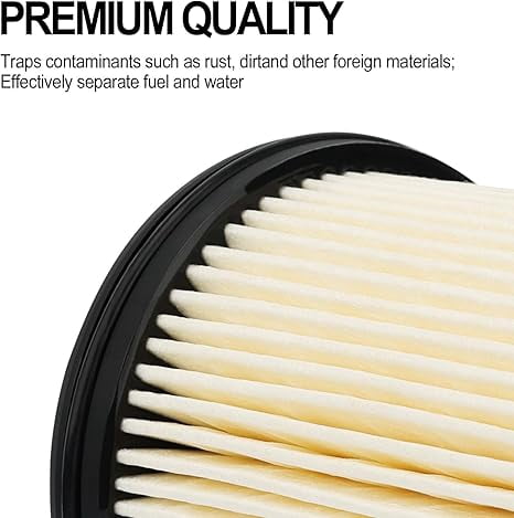 2 Pack TP1015 Fuel Filter Compatible with 2017-2024 Chevy Cruze, Silverado, GMC, Sierra 6.6L & 3.0L Duramax Fuel Filter