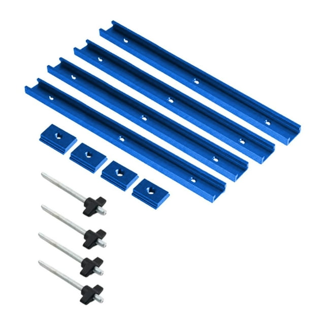 T Kit de perilla T para plantillas de carpintería y accesorios Herramienta de sujeción de alta resistencia T Azul