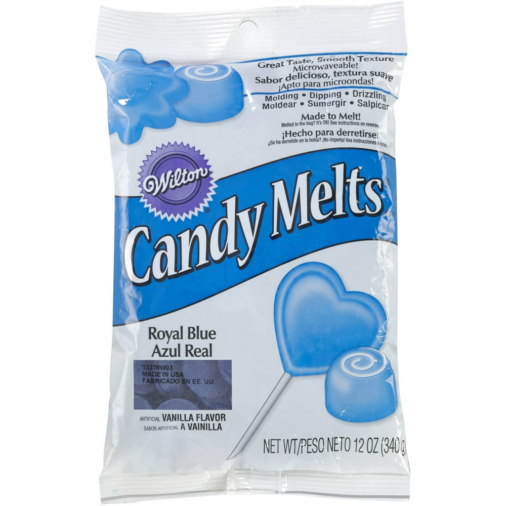 Wilton Royal Blue Candy Melts Candy Coating, 12 oz