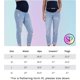 thumbnail image 3 of - Jeans de mernidad rasgados para mujer sobre el vientre, jeans para mernidad y embarazo, ropa de mernidad - entrepierna de 27 pulgadas, 3 of 5