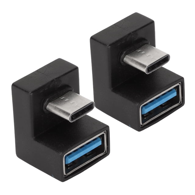 USB Degree Adapter,2 Pcs USB C Usb C Angle Adapter Usb C Adapter High Capacity