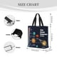 thumbnail image 3 of Balery Solar System Bolsa de Mano para Mujeres con Cremallera, Bolsa de Gimnasio con Compartimentos, Bolsa para Laptop, Bolsa para Trabajo, 3 of 6