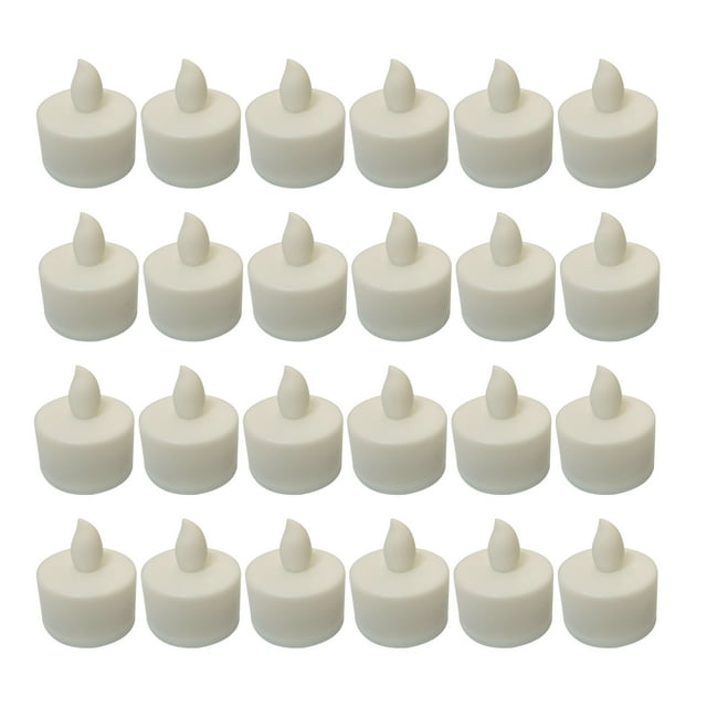 24 velas LED sin llama para ambientes de fiestas de cumpleaños y vacaciones