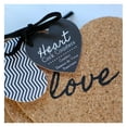 thumbnail image 4 of ZHANGHU Heart Cork Coaster (6 Sets of 4, 24 Coasters) Perfect Table Décor or Party Favors for Weddings, Baby Showers, Bridal Showers or Birthday, 4 of 6