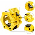 thumbnail image 3 of Olympic Barbell Clamps 50mm - Yellow, 3 of 5