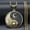 Gold color, variant on 14K Yellow Gold Yin Yang Tai Chi Gossip Sun Moon Necklaces Chain for Women/Men  Necklaces Jewelry chaine collier
