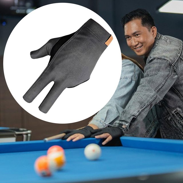 3 dedos Glove de piscina Billar Billard Billard Billards Billiards Glove Gris