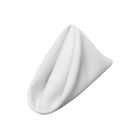 

1818Pop-pk10-WhiteP11 Polyester Poplin Napkin White - 18 x 18 in. - Pack of 10