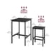 thumbnail image 4 of Set de mesa y sillas de bar VASAGLE Square para 2 personas, 4 of 8