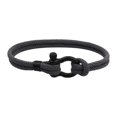thumbnail image 3 of Bracelet Couple en Acier Inoxydable avec Boucle en Forme d'Arc Style Milan Plage, 3 of 9