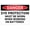 Warning Sign 6, variant on Danger Explosives Keep Out Symbol Sign - 8"x12" Aluminum Tin Warning Sign for Home Outdoor Garden