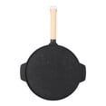 thumbnail image 1 of BBQ Grill Pan, Double Sided Design, Non Stick , Even Heat Distribution Portable Outdoor Griddle with Composite Wood Material, 1 of 7