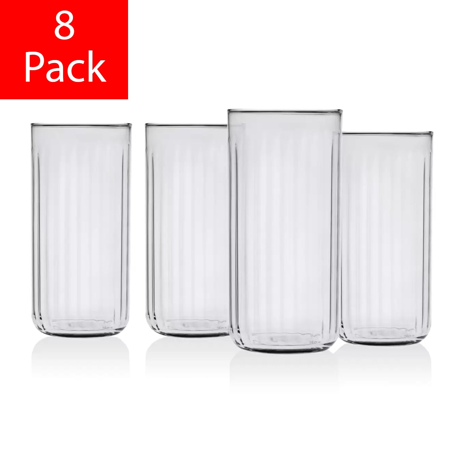 Luminarc 16oz Cooler Glasses 8pack, Cooler Glasses, Set of 8