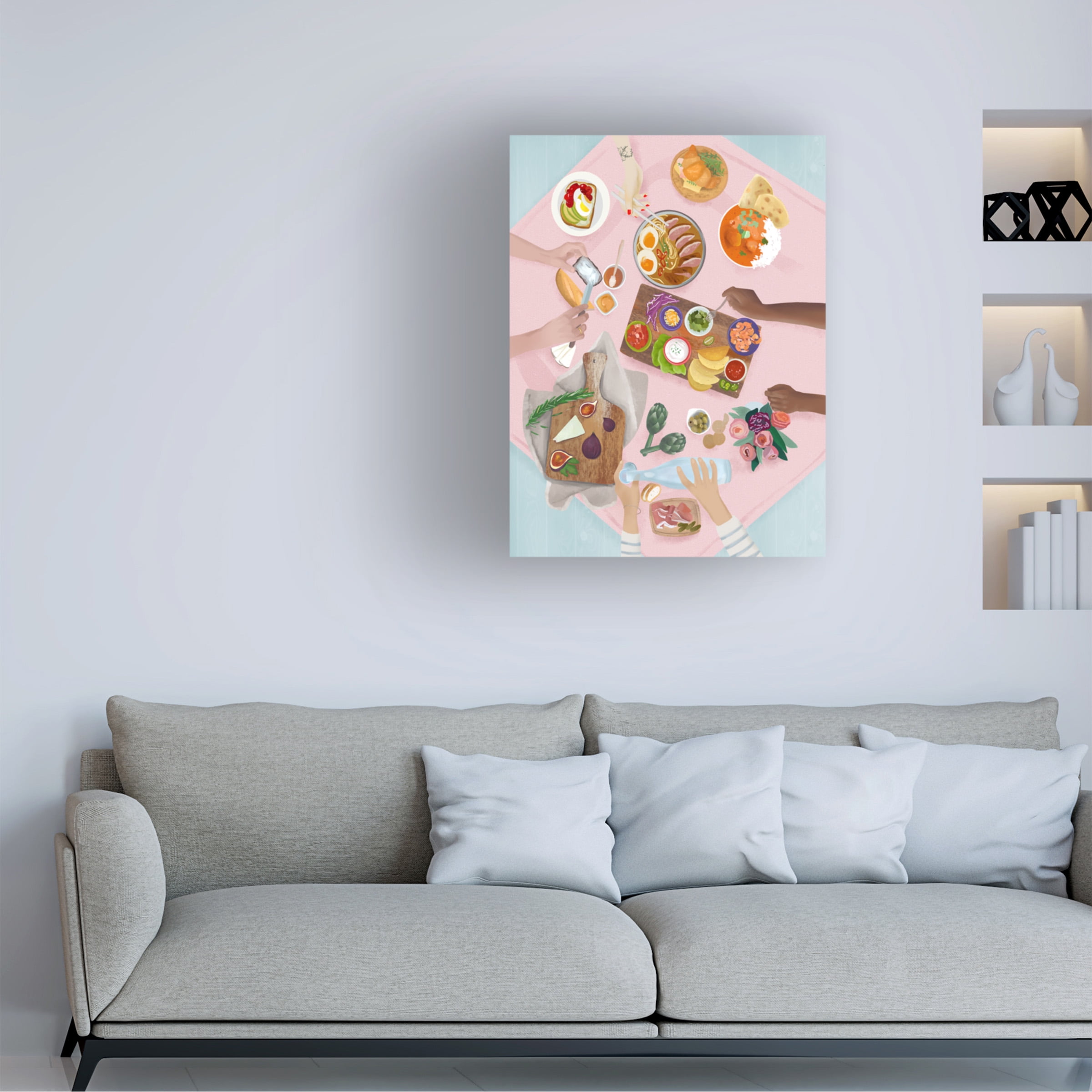 Petra Lizde 'Brunch' Canvas Art