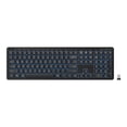 thumbnail image 2 of Teclado Bluetooth* / RF multidispositivo con batería recargable y luz LED negro, 2 of 2