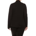 thumbnail image 4 of Women's Plus Size Casual Long Sleeve Draped Open Cardigan XL-4XL, 4 of 6