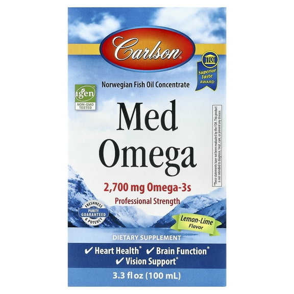 MedOmega Fish Oil 2800 by Carlson - 100 Mililiters