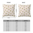 thumbnail image 2 of Pofeuu Avocado Doing Sport Yoga Print Double-sided plush pillowcase Square Throw Pillow Covers Pillows Cover for Living Room Bedroom Sofa Couch Cushion Cover（No pillow core）-18"x18", 2 of 7