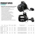 thumbnail image 3 of YCS 5001588 Okuma Magda Star Drag Levelwind Line Counter Reel&amp;#44; Size 20, 3 of 3
