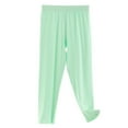 thumbnail image 2 of Hvobtty Toddler Sports Long Pants, Toddler Fall Pants, Children's Solid Color Elastic Waist Mid Size Children's Summer Casual Loose Comfortable Pants Green 12-13 Years, 2 of 5