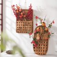 thumbnail image 3 of Basket Weave Flower Plant Holder Adds Natural Charm Plant Holder Landscaping, 3 of 8