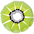 thumbnail image 2 of OSCI Enterprises Plastic Badminton Shuttlecock , Balance Flight And Speed | Green , Pack Of 10, 2 of 2