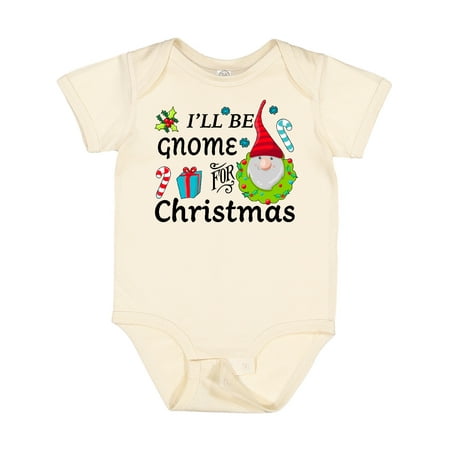 

Inktastic I ll Be Gnome for Christmas Gift Baby Boy or Baby Girl Bodysuit