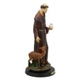 thumbnail image 4 of Ebros Saint Francis of Assisi with Dove and Deer Statue and Brass Plate 12.25" H, 4 of 8