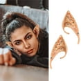 thumbnail image 4 of Fmbmuo Adjustable Cos Accessories 2 Pcs 4 Inches Party Fairy Ears Dress Up for Women Teen Fall Holiday Party Props (Beige), 4 of 5