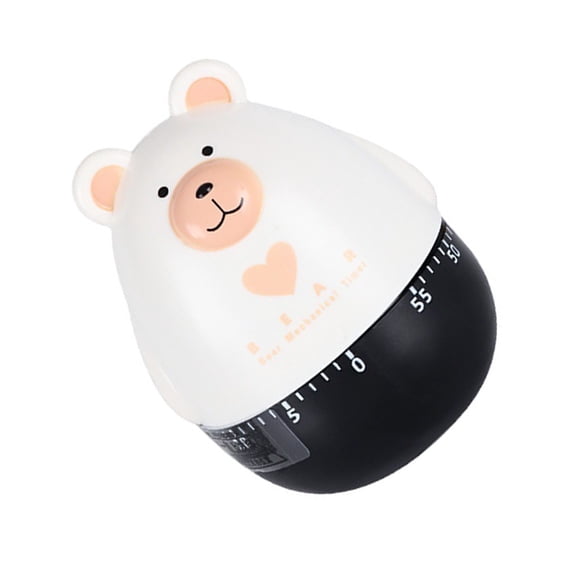 IDEANATEGRATE Cute Mechanical Kitchen Timer PP Material Multi Color for Home Use
