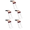 thumbnail image 2 of Jumpingount Calcetines de tubo medio Moda hasta la rodilla Medias de algodón puro Gran elasticidad Diseño de rayas para niños Tipo 26 tipo 26 5piezas Jumpingount CBP257905, 2 of 4