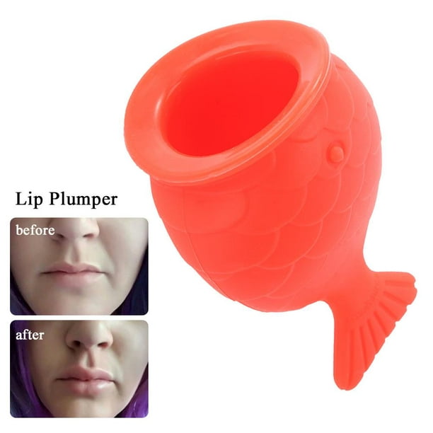 Greensen Women Portable Fish-Shaped Lip Plumper Enhancer Lip