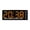 Orange, variant on Multifunction LED Digital Alarm Clock with Temperature Display - Auto-DST Adjustment & Dual Power (USB/Battery) | Adjustable Brightness Night Light for Bedroom/Office