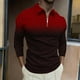 thumbnail image 2 of Suéteres de Manga Corta de los Hombres Top de Solapa / Camisa Diseño Deportivo Casual, Tela Suave Transpirable para el Uso Diario Al Aire Libre de Invierno, 2 of 5
