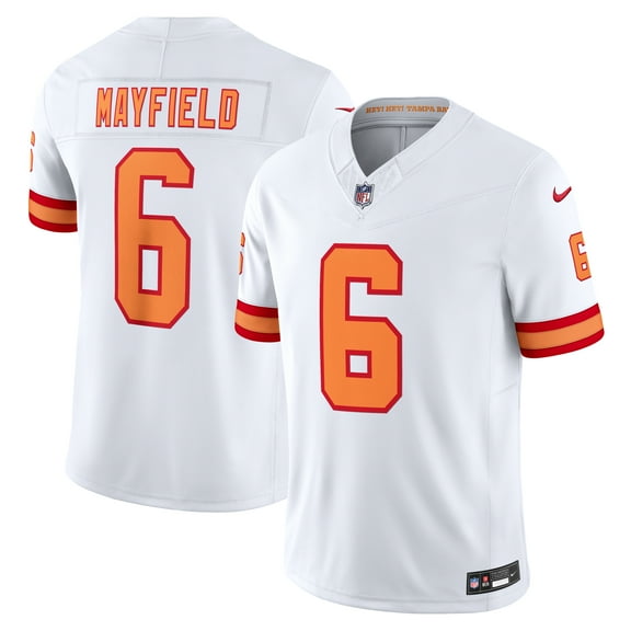 Men's Nike Baker Mayfield White '76 Tampa Bay Buccaneers Vapor F.U.S.E. Player Limited Jersey