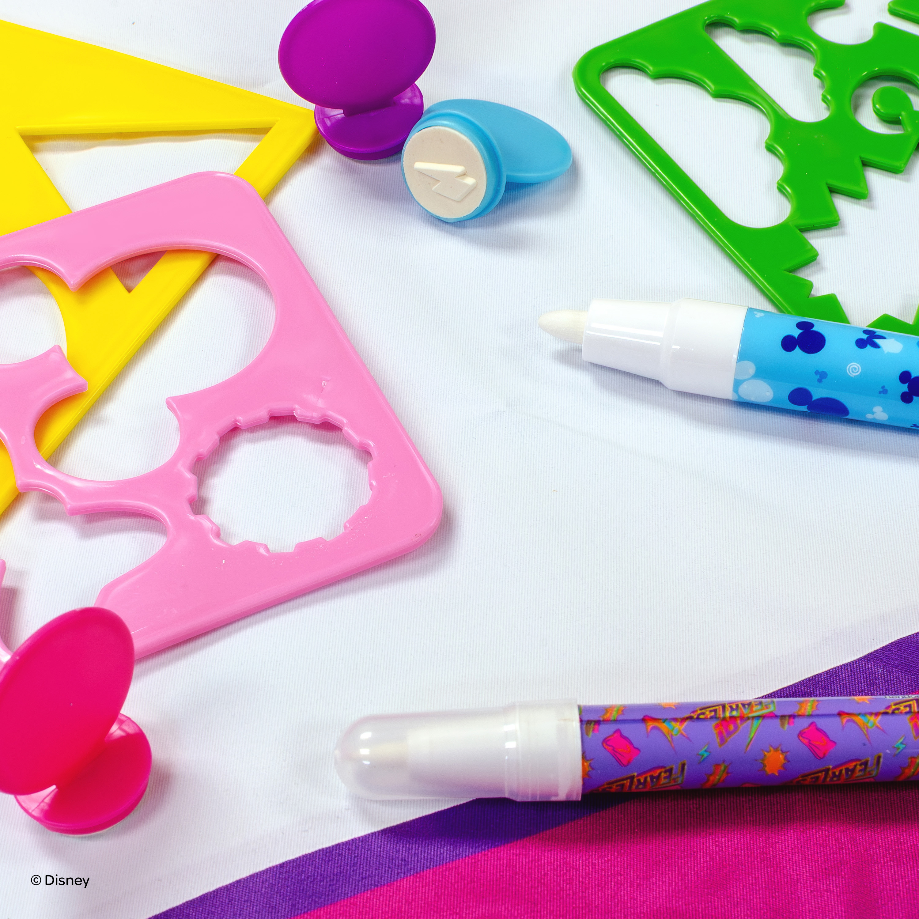 Disney Junior Water Surprise Doodle Mat for Toddlers & Preschoolers – Mess-Free Creative Art Play with Imagine Ink Pens, Stamps, and Stencils, Ages 3+