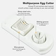 thumbnail image 3 of Egg Cutter, Easy To Clean 2 In 1 Egg Cutter 304 Stainless Steel And PP  For Strawberries, 3 of 8