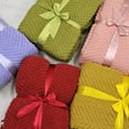 thumbnail image 4 of Home Soft Things Reversible Tweed Throw Blanket, Super Soft & Cozy - Forever Blue, 50x60", 4 of 7