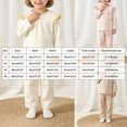 thumbnail image 3 of HFHAPW Toddler and Little Boys Girls 2-Piece Pajamas Long Sleeve Fall Winter PJ Set Kid Sleepwear, 3 of 7
