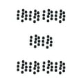 thumbnail image 1 of maskred 20PCS/Set M6/M8/M10/M12 Black Plastic Dome Nut Protection Caps Cover No.03 5Set, 1 of 6