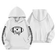 thumbnail image 3 of Tiijoy Girl's Football Themed Hoodie Activewear Hooded Sweatshirt, Sizes 18-24M, 3 of 3